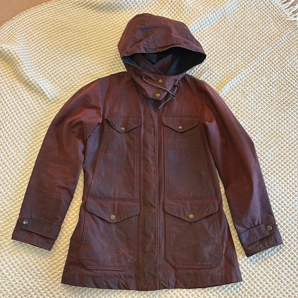 Filson Women’s Moorcraft Jacket Burgundy XS Excellent Condition